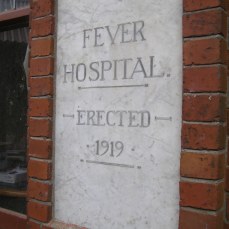 Fever Hospital (former), signage; now occupied by SPCA