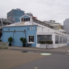 Shed 5, waterfront. Now a restaurant.