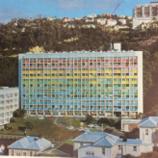 Gordon Wilson Flats, The Terrace, 1970s colour scheme